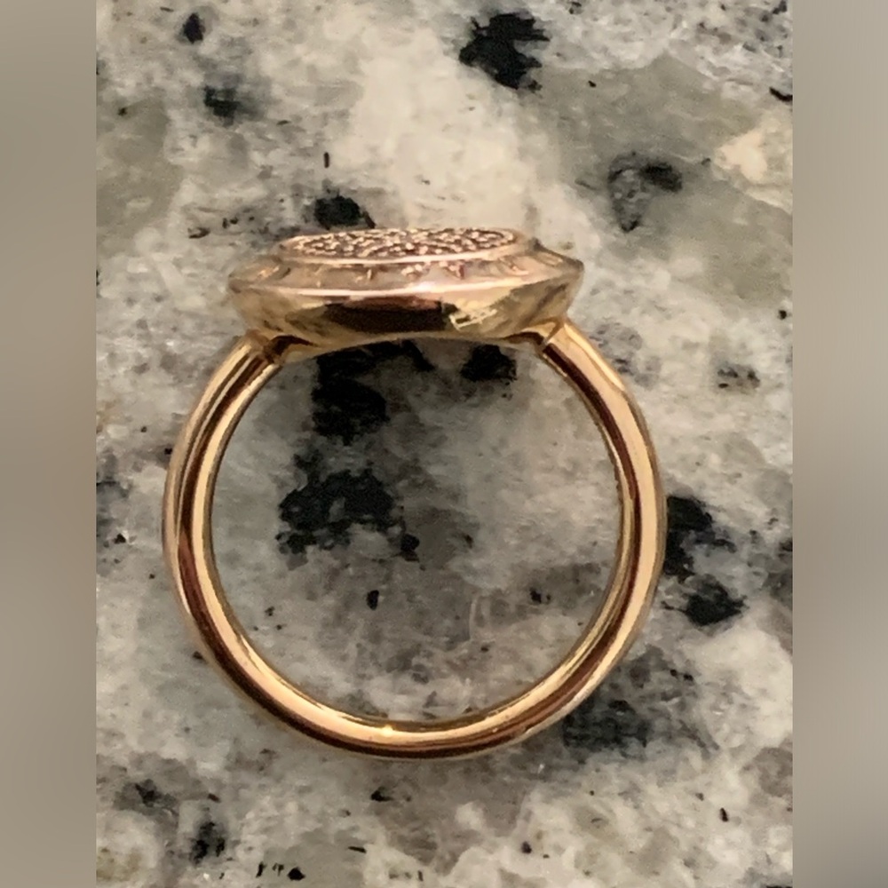 PANDORA ROSE GOLD RING SIZE 48 - Picture 4 of 5